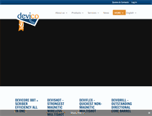 Tablet Screenshot of devico.com